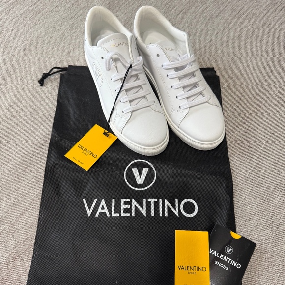 Valentino Petra Leather Sneakers